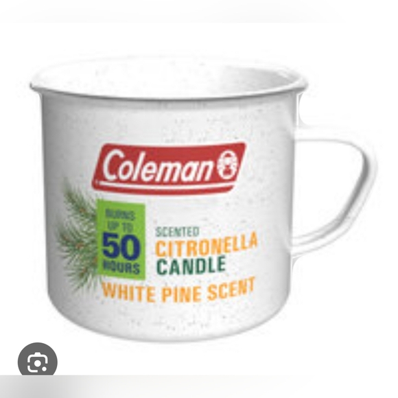 Coleman Citronella Candle in Pine Scent in Decorative Mug - Picture 2 of 4